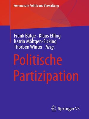 cover image of Politische Partizipation